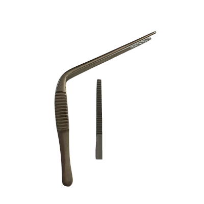 П-24 Ear forceps, horizontally curved L-105x1.5 mm П-24 Ear forceps, horizontally curved L-105x1.5 mm